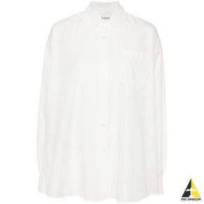 24 BORROWED SHIRT White Peached Cupro Poplin (W2242BW) (버로우드 셔츠) 72157335