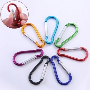 카라비너 다용도고리1p (4.5cm) 앵무새 고슴도치 토끼 친칠라 소동물 케이지용 고리