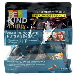 코스트코 BE KIND 다크초콜릿 넛츠 앤 씨솔트 너트바 480g (20g x 24개) 견과류 프로틴바