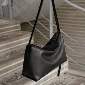 Slouch leather shoulder bag [TIWT04AH05]_Black