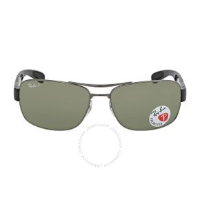 4436344 Ray-Ban Polarized Green Classic G-15 Rectangular Mens Sunglasses