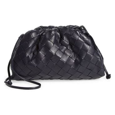 보테가베네타 우먼 Bottega Veneta 스몰 더 파우치 만두백 레더 클러치백 Space Gold 7841993