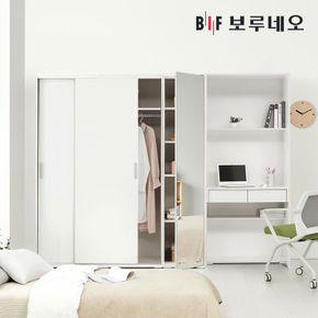 [착불]캐빈 슬라이딩 옷장 2400 T세트[32253492]