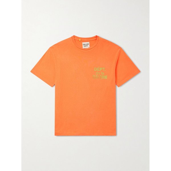 프렌치 로고 프린트 코튼 저지 티셔츠 46376663162903357