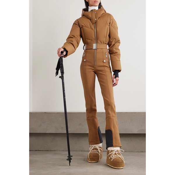 코도바 Ajax 후드 벨트  퀼티드 다운 스키복 46376663162901132