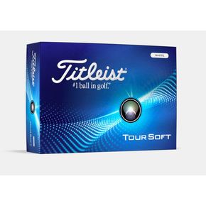 [아쿠쉬네트코리아 정품] 2025 타이틀리스트 투어 소프트 볼 TOUR SOFT [ 화이트/옐로우/그린 ]