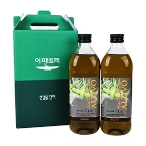 알티보 엑스트라버진 올리브 오일 1L x 2병 선물세트[무료배송]