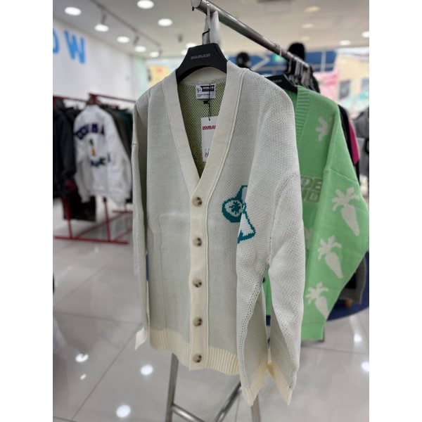 [여주점] 로고 OKEY 플라워 가디건 JEET52C02