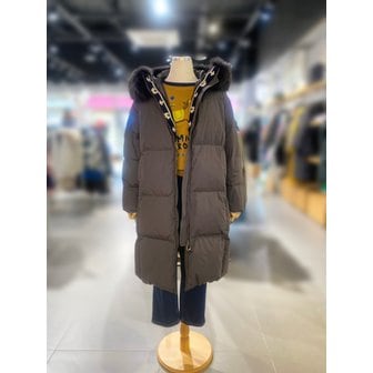 베네통 [여주점] 폭스 퍼 후드 롱 다운 (BAPDA7561)