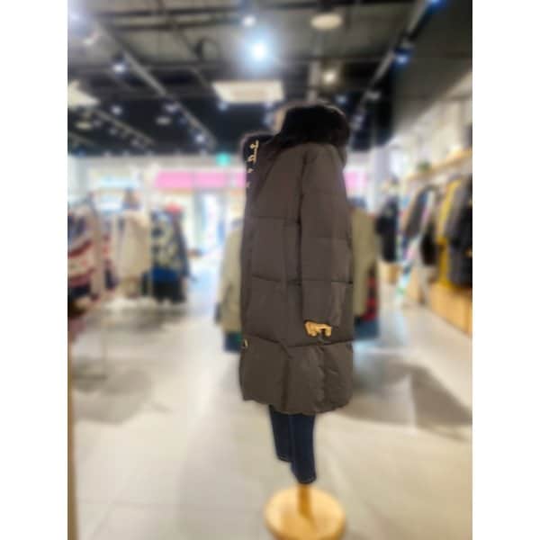 [여주점] 폭스 퍼 후드 롱 다운 (BAPDA7561)