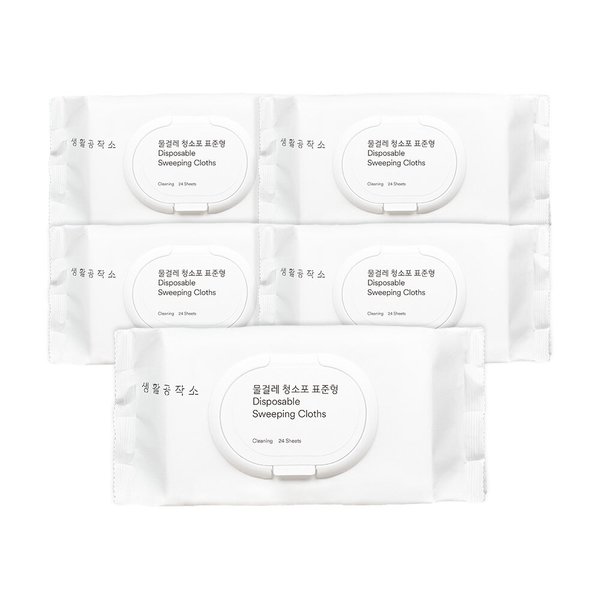 물걸레 청소포 표준형 24매 x 5개