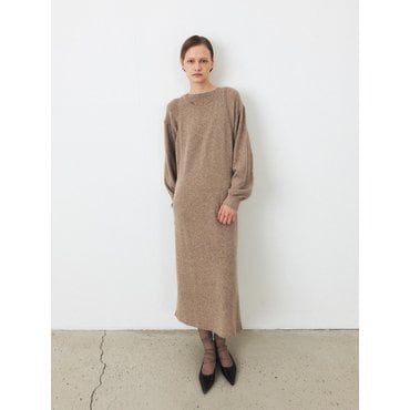 모한 TFF CASHMERE LAYERD KNIT DRESS_3COLORS