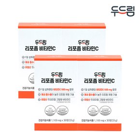 리포좀 프리미엄 비타민C 30정 X 4박스 (4개월분) 고햠량 500mg 공봅섭취 가능