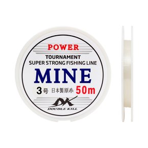 싸파 더블킬 마인 MINE 50m 3.0호 투명 모노 나일론 낚시 줄