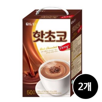 담터 핫초코 오리지날, 20g, 100개