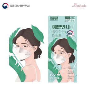/언니에반하다 블루본 KF94 KF80 예쁜언니가 좋아하는 마스크 대형1매