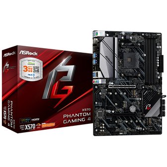 아이코다 애즈락 X570 Phantom Gaming 4 메인보드 에즈윈