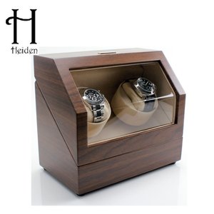 하이덴 하이덴 프리미어 더블 와치와인더 HD010-Walnut Wood 명품 시계보관함 2구