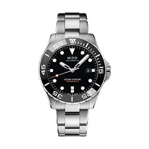 독일 미도 남성 메탈 시계 Mido M026.608.11.051.00 Ocean Star 600 Automatic Diving 워치 블랙