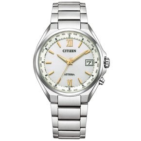 [Citizen] 손목시계 아테사 전파 솔러 방수 비즈니스 화이트 CB1120-50 C 맨즈 실버