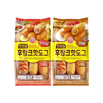 오뚜기 맛있는 후랑크핫도그 75g 5입 x 2개[33779676]