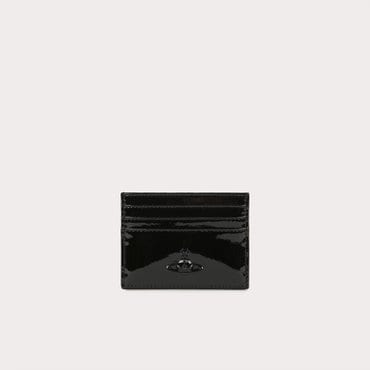 비비안웨스트우드 샤이니 페이턴트 플랫 카드지갑(VPSCWA0007990F)