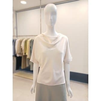 더아이잗 [여주점] [더 아이잗] 여성 하프 슬리브 카울넥 블라우스(IR4A0BL081)