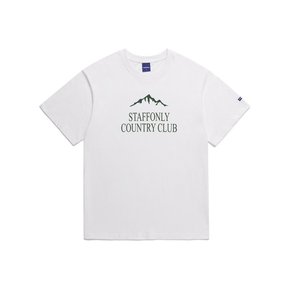 MOUNTAIN CC TEE (WHITE)