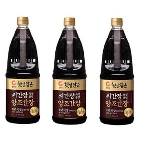 청정원 씨간장숙성 양조간장골드 1.7L x 3 총 5.1L 넉넉