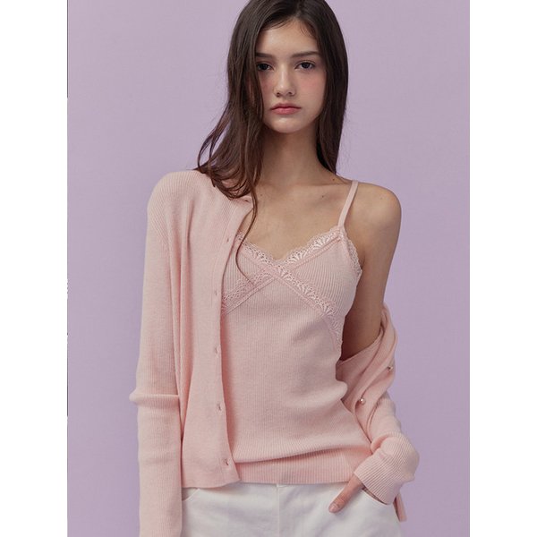 에덴 레이스 나시 가디건 SET