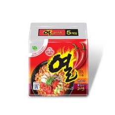 열라면 멀티팩 (120g x 5개) x 8팩 / 총40봉지