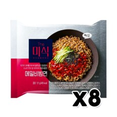 더미식 메밀비빔면 봉지라면 121g x 8개