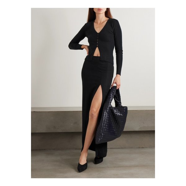 아치4 뉴 카미 골지  캐시미어 가디건 블랙 46376663162854548