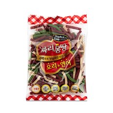 알파독 짜리몽땅 오리와연어 100g x 20개