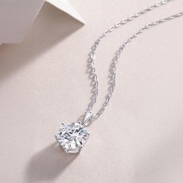 모이사나이트 목걸이 랩다이아 6프롱 BMN007