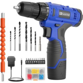 영국 블랙앤데커 드릴세트 FADAKWALT 12V Cordless Drill Battery Power Drivers 3/8 inch Keyle