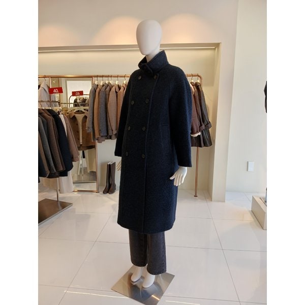 [여주점] 씨씨콜렉트 알파카하이넥더블롱코트 E254msh161