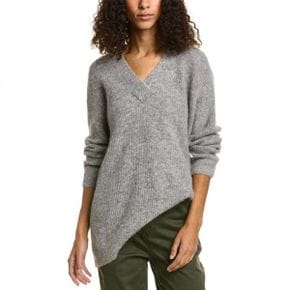 4245786 GANNI V-Neck Alpaca  Wool-Blend Pullover