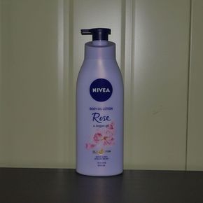 NIVEA 로즈 앤 아르간 바디 오일로션 400ml