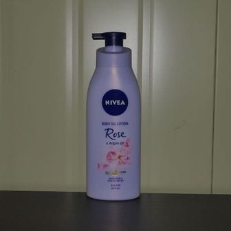 엄지척 NIVEA 로즈 앤 아르간 바디 오일로션 400ml