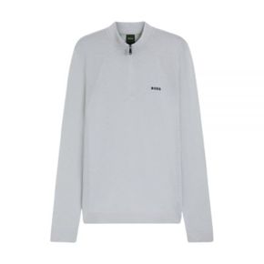 휴고보스그린 Quarter Zipper Body Mapping Sweater (50541945-054) (쿼터 지퍼 바디