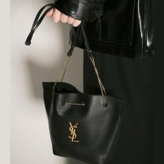 포촌 Pochon YSL 로고 체인 레더 숄더백 801070 1EL0W 1000