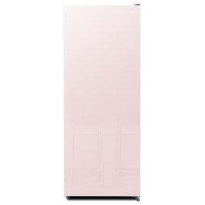 하이얼  HUF167MDP 스탠드형 글램글라스 소형 냉동고 155L 핑크