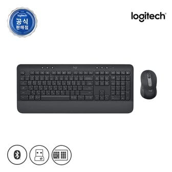 Logitech [로지텍 코리아]로지텍 시그니처 MK650 무선 키보드 마우스 콤보[그래파이트]