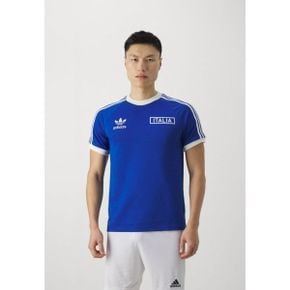 오리지널 ITALY FIGC 스트라이프 티 - National 팀 웨어 - 팀 로얄 블루 7880907