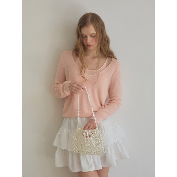 레이어드니트_Pink