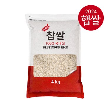 롯데상사 [23년산] 국내산 찹쌀 4kg