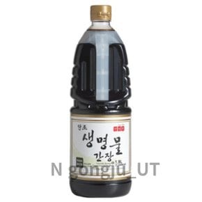 신앙촌 전통 자연 발효 양조 생명물 간장 1.8L 1개