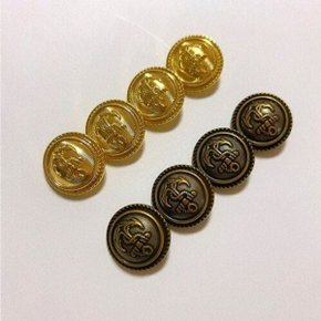 정장 4P 교복 코트 25mm 단추 빈티지단추