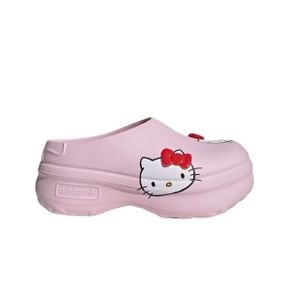 (W) 아디다스 x 헬로 키티 아디폼 스탠 스미스 뮬 클리어 핑크 레드 (W) Adidas x Hello Kitty A